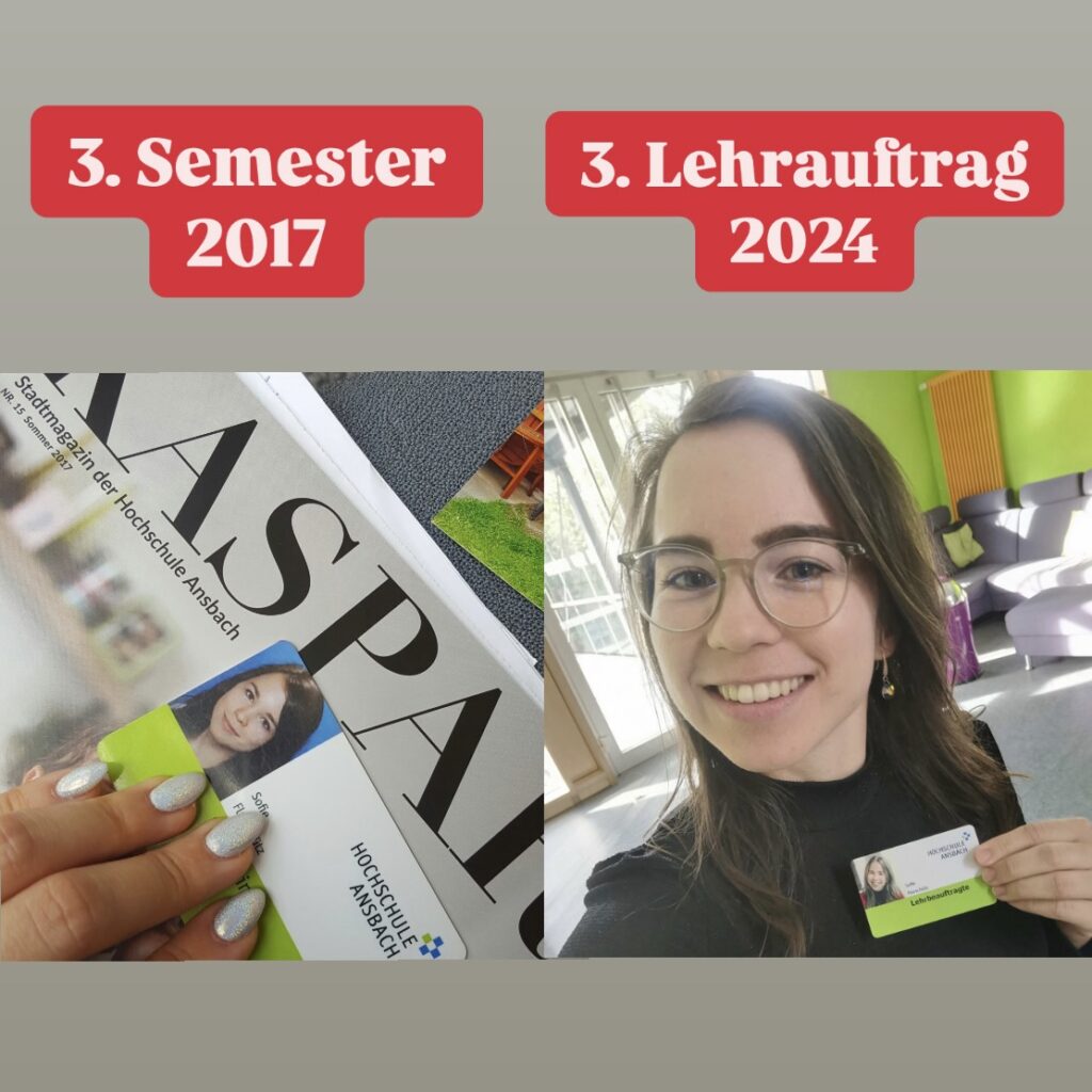 Back to university: 3. Lehrauftrag